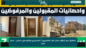 انطلاق حجز شقق سكن لكل المصريين 7 لمحدودي ومتوسطي الدخل.. احجز الآن!